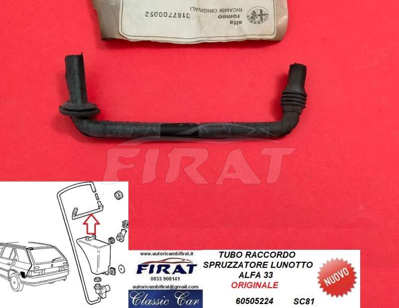 TUBO SPRUZZATORE LUNOTTO ALFA 33 (60505224)